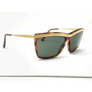 VINTAGE B&L RAY BAN W0742 TORTOISE/MATTE GOLD TRIM G15 OLYMPIAN III SUNGLASSES